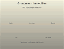 Tablet Screenshot of grundmannimmobilien.de